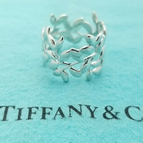 Tiffany & Co. Jewelry - Tiffany & Co Silver Olive Ring